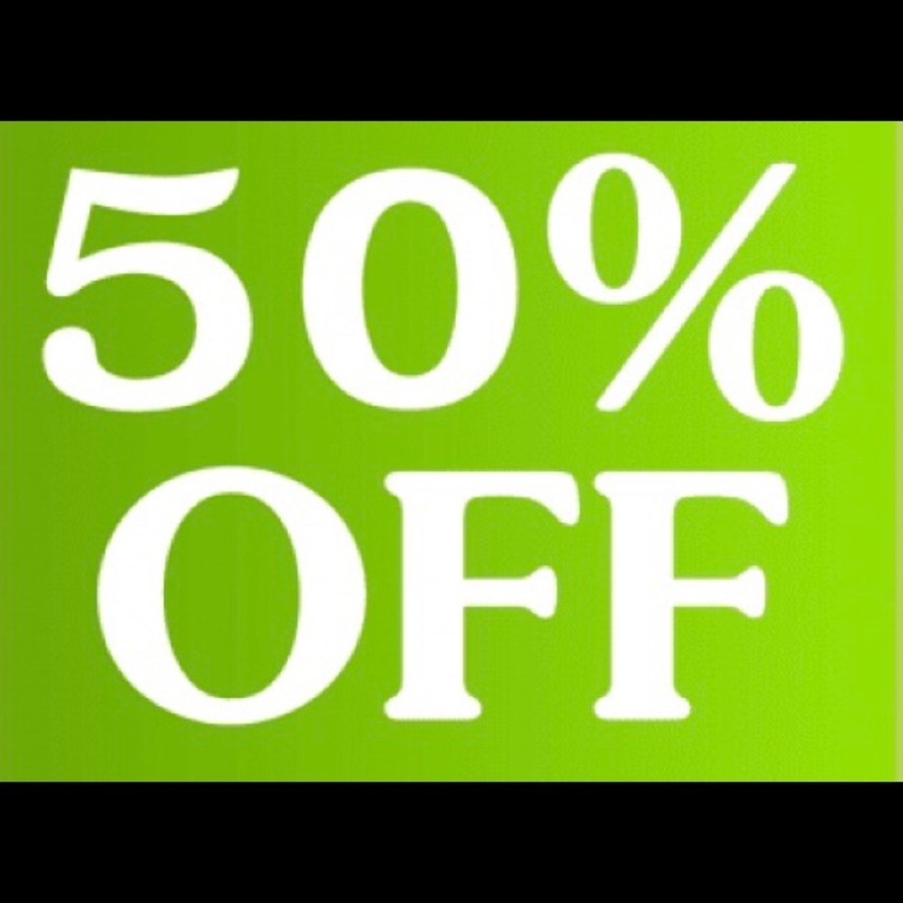 50% off everything